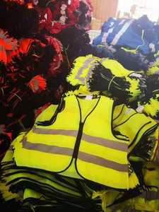 Veste de cyclisme à fermeture éclair haute visibilité, <span class=keywords><strong>gilet</strong></span> de sécurité réfléchissant pour la course à pied et la marche en plein air - Product Image 4