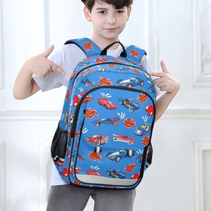 Unisex Lightweight Custom Cartoon <b>Backpack</b> Zipper Closure <b>Large</b> <b>Capacity</b> Schoolbag Primary Secondary Student School <b>Backpack</b> - Product Image 6