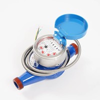 Compteur d'eau intelligent à distance haute performance DN25 en acier inoxydable pour les maisons