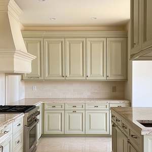 Juego de Muebles de Cocina Estilo Shaker Americano, Panel de Madera Maciza con Acabado de Puerta de PVC, Fregadero de Acero Inoxidable, Uso Doméstico y para Comedor - Product Image 4