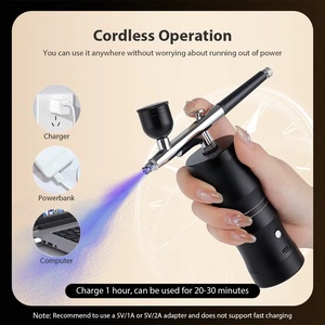 Aérographe multifonctionnel avec compresseur pour nail art, peinture sur gâteaux, peinture sur chaussures et tissus - Product Image 6