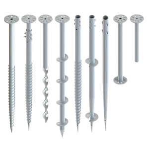 Vít cọc móng Neo krinner vít mặt đất mạ kẽm vít mặt đất cọc cho trang trại năng lượng mặt trời gắn - Product Image 1