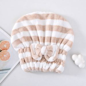 Chapeau de bain en microfibre épaisse super absorbante pour femme, séchage rapide, idéal pour la maison, motif mignon - Product Image 1
