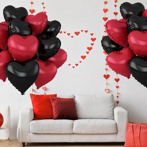 VANTUR Vente en gros de ballons en aluminium en forme de cœur de 18 pouces pour la décoration de fête de la Saint-Valentin - Product Image 4