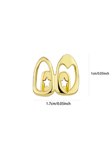 À la mode Or Dents Hanche Bretelles Creux Amour Double Bretelles Lisse Cool Usage Quotidien Mode Corps Bijoux - Product Image 6