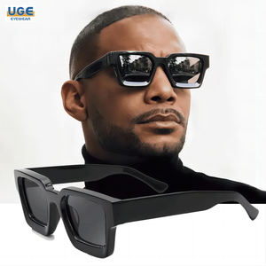 Luxury Brand Designer <strong>Sunglasses</strong> <strong>Men</strong> Thick Acetate Retro <strong>Rectangle</strong> UV400 Polarized Shades Custom Logo Vintage Square Eyewear - Product Image 5