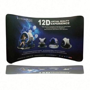 Venta al por mayor fiesta evento círculo telón de fondo tensión tela pared magnético Pop up telón de fondo soporte círculo telón de fondo - Product Image 5