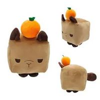 Pet Simulator X Cat Plush Robloxing Pet Simulator X Énorme Salamandre Rose Grands Jeux Jouets en peluche avec des peluches de poupée en peluche orange