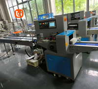 Machine de conditionnement de Popsicle Flow Multifonctionnelle Entièrement Automatique pour Pain Alimentaire Cacahuètes et Bonbons pour Oreillers Remplissage de Sacs