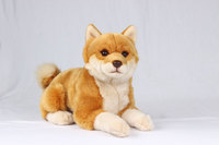 Juguete de Peluche de Husky Siberiano Realista, Peluche de Algodón PP Suave, Divertido Cachorro de Simulación, Perro Certificado Seguro y Personalizable