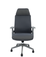 Chaise de bureau pivotante au design moderne, réglable en hauteur, avec support pour le cou, en tissu