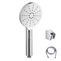Pommeau de douche haute pression en acier inoxydable 304 brossé pour grande salle de bain