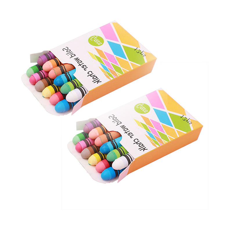 Новый трендовый продукт, Цветной мел без пыли, Детские нетоксичные Меловые ручки, набор мелов