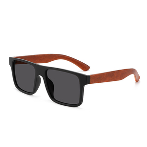 Lunettes de soleil confortables de conduite en bois de bambou polarisé Kingvision modèle <span class=keywords><strong>77</strong></span> avec logo personnalisé élégant - Product Image 6