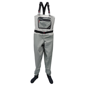 <span class=keywords><strong>Waders</strong></span> de pêche à la mouche respirants de haute qualité avec grande poche poitrine, respirants et imperméables, fermeture éclair pour les sports nautiques - Product Image 1