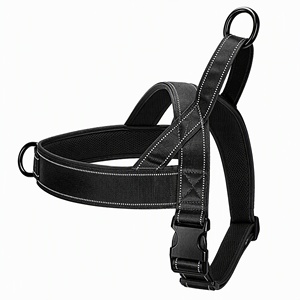 Arnés Antitirones para Perro, Estilo Táctico, de Nailon con Anillo en D Frontal para Perros Grandes y Medianos, Modelo S-7072 - Product Image 5