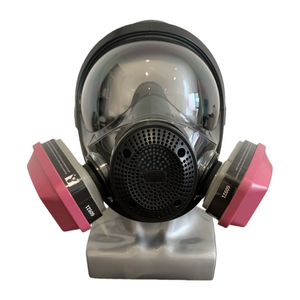 Full <b>Face</b> CE Certified Respirator Mask for Painting Pesticide Spraying with Wide View Lens and Organic Vapor Cartridge - Product Image 1
