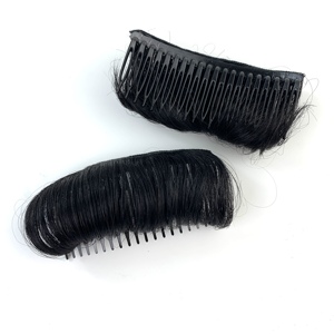 Extensiones de Cabello Humano con Peine, Almohadilla Interna <span class=keywords><strong>Invisible</strong></span> para Dar Volumen, Almohadilla para Cabello Esponjoso, Peine para Cabello Postizo - Product Image 4
