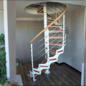 Escadas espirais modernas e bonitas, escadas espirais montadas recomendadas do metal. - Product Image 2