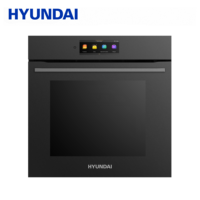 HYUNDAI 81L Four électrique encastrable pour usage domestique et hôtelier, écran tactile TFT, nettoyage pyrolytique, cuisson vapeur, chauffage 4D, 15 fonctions