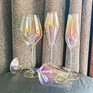 Verre à vin coloré fruits Maiden coeur vintage grande tasse verre en cristal verre à <span class=keywords><strong>Champagne</strong></span> usine fournir - Product Image 4