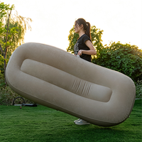 Canapé gonflable automatique en PVC léger de 2,4 kg, design moderne, best-seller, pour le camping, la randonnée et les voyages en plein air