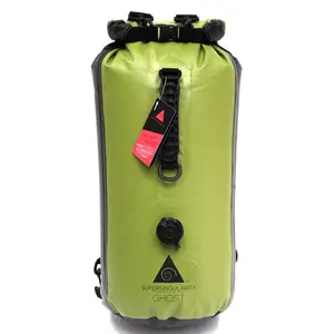 kurtarma omuzdan askili çanta Suppliers-Özel logo ışığı ağırlık dayanıklı şişme 30L 500D PVC su geçirmez okyanus sırt çantası kuru çanta nehir izleme