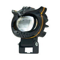 Projecteur LED super lumineux jaune/blanc pour moto, type œil de chat, pour éclairage transfrontalier Zhongshan Guangdong