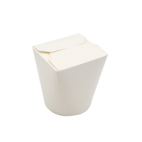 Boîte à nouilles en papier kraft réutilisable, imperméable, haut de gamme, écologique, pour nouilles, pâtes, à emporter et de stockage