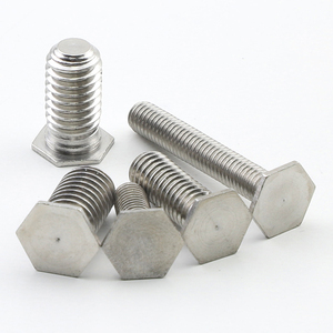 10pcs/<b>bag</b> 304 Stainless Steel Grade A2-70 Hexagon Flat Head Press Plate Riveting Screws M3 M4 M5 M6 Self-clinching <b>Studs</b> - Product Image 4