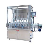 Machine de capsulage pilotée par servo de Type linéaire à 6 têtes pour capsuleuse de bouchon de pot de bouteille en verre en plastique de noix de biscuit