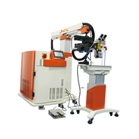 Nouveautés : Machine de soudage automatique à fibre optique intégrée 200W 300W 400W 500W pour réparation industrielle de bijoux, refroidie par eau QCW