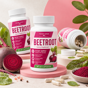 OEM ODM Natural Wellness Formula Clean Nutrition Sports Recovery Support Daily Vitality Vegan Beetroot Capsules <b>Supplement</b> - Product Image 1