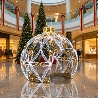 Arche lumineuse de Noël 3D géante pour extérieur, motif LED étanche pour rue, décoration de fêtes