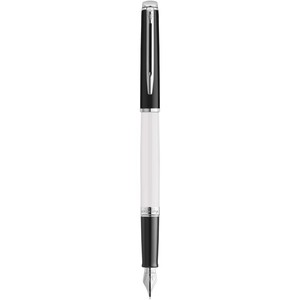 Emisfero colorato penna Stilografica palladio finitura in acciaio inox punta penna Stilografica per scrivere studenti finanza-inchiostro blu - Product Image 1