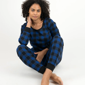 Vendite dirette mamma e Me Loungewear famiglia abbinata vestiti autunnali manica lunga pagliaccetto bambino ragazzo stampa a quadri pigiama - Product Image 2