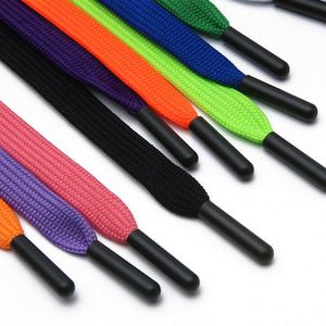 Custom Round Hoodie Drawcord <b>Lace</b> Braided Cotton Polyester Rope Tipped Hoodie Drawstring with Metal Silicone Trip - Product Image 1