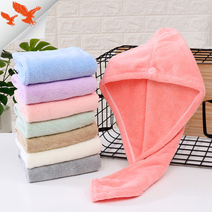 <span class=keywords><strong>Serviette</strong></span> de <span class=keywords><strong>cheveux</strong></span> en microfibre à séchage rapide pour <span class=keywords><strong>cheveux</strong></span> <span class=keywords><strong>bouclés</strong></span> longs et épais <span class=keywords><strong>Serviette</strong></span> de bain super absorbante avec boutons Style uni - Product Image 6