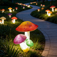 Leuchtender Outdoor-Pilz mit Kreativer Form, LED, IP65, Freistehend für Landschaftsparks, Straßen, Kulturtourismus und Landschaftsgestaltung