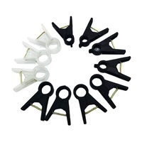 Pinces de fixation pour plantes suspendues de jardin (concombres et tomates), pinces de maintien pour vignes, clips de fixation en plastique pour légumes de serre - Vente en gros