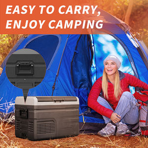 TF55 Alpicool compresseur 12v Réfrigérateur portable Mini voiture Réfrigérateur Double Zones Camping Plage Caravane camping Réfrigérateur Congélateur - Product Image 5