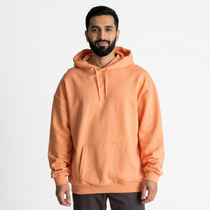 Sweat à capuche zippé de luxe pour homme, style hip-hop, personnalisable avec broderie, motif uni, col à capuche, vente en gros - Product Image 1