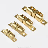 CY-7004 Chengyu vente chaude en laiton Double loquet de porte en laiton boule attraper Double porte loquet armoire arrêt de porte