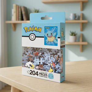 ตัวต่อโปเกมอน 204 ชิ้น กระดาษแข็ง ลายสควิร์เทิล 250x250 มม. การ์ตูนเกาหลี อนิเมะ ของเล่นเสริมพัฒนาการสำหรับเด็ก งานอดิเรก - Product Image 2
