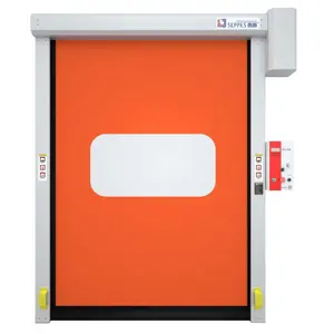 Good performance self-repairing high speed door windproof zipper rapid door Entrance and exit high speed doors