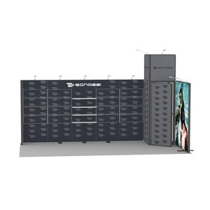 10x20ft Triển Lãm Đứng Modular nhôm 3x6 triển lãm thương mại gian hàng với lưu trữ phòng nhiều triển lãm thương mại Thiết bị hiển thị quần áo - Product Image 2