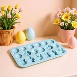 Molde de Silicona de 18 Cavidades para Huevos de Pascua y Animales - Antiadherente para Chocolate, Pasteles y Cubitos de Hielo - Product Image 5