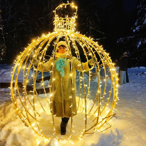 Luxury Circular Shaped Led Landscape <b>Lighting</b> Fixtures Ip65 Rating Customizable Color Easy Installation <b>For</b> Home Christmas - Product Image 1