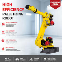 Robot Paletizador Industrial, Paletizador Robótico Automático para Apilado y Manipulación de Bolsas, Cajas y Cartones