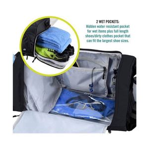Free Sample Gym Bag <b>For</b> <b>Women</b> Duffle Travel Bags <b>For</b> Men Outdoor Backpack With Separate Space <b>For</b> Sports Bag <b>Shoes</b> - Product Image 4